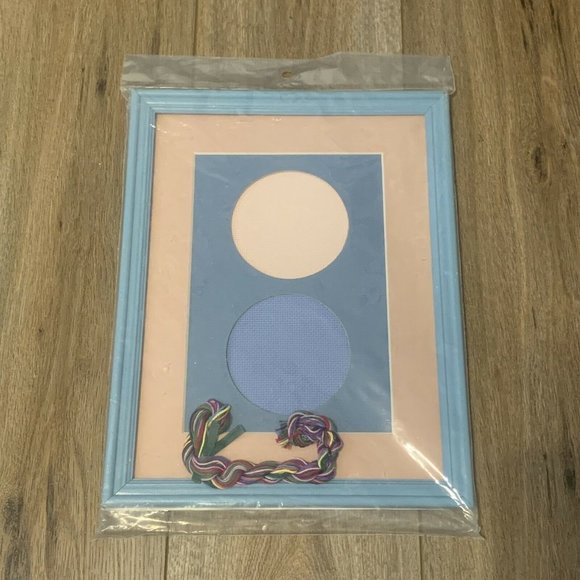CONCEPTS Counted Cross Stitch w/ Frame #3401 Spring Poppy Collection 9 x 12 NEW - Picture 4 of 5